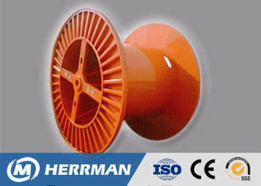 Winding Wire Cable Accessories Enhanced Cable Reel Drum / Corrugated Cable Bobbin