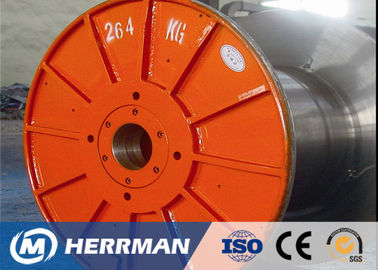 Winding Wire Cable Accessories Enhanced Cable Reel Drum / Corrugated Cable Bobbin