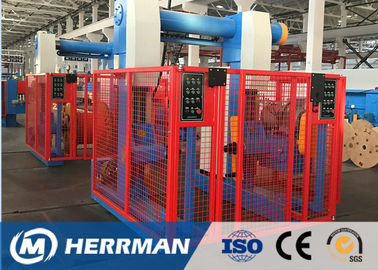Aluminum Conductor Cable Rewinding Machine With Taping Head 100m / Min Line Speed