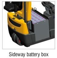 6200mm 1.8T Forklift High Capacity Three Wheel Electric Powered Forklift